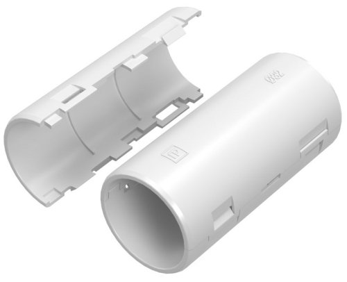 Муфта разборная атмосферостойкая ПВХ Промрукав Д=32 IP40 белый фото Муфта разборная атмосферостойкая ПВХ Промрукав Д=32 IP40 белый картинка